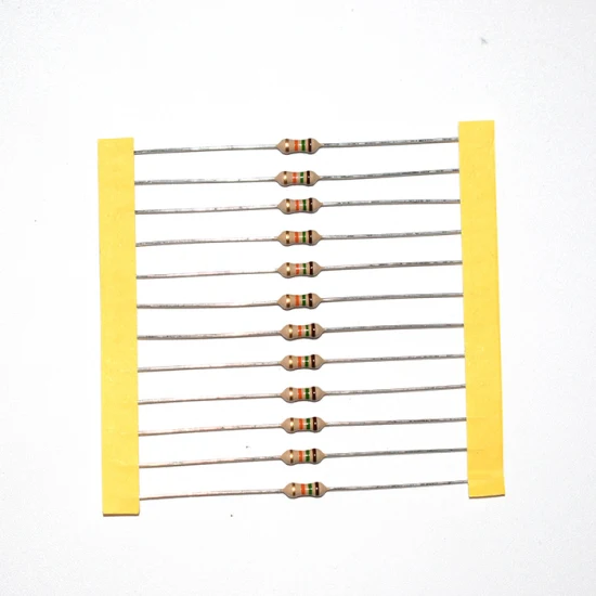Resistore con codice colore a pellicola di carbonio da 2 W 3 W 5 W 5 Ohm 10 ohm