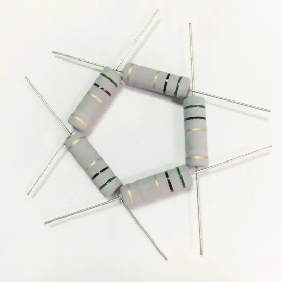 Resistore fisso in ossido di metallo a pellicola da 5 W 10 Ohm del produttore cinese